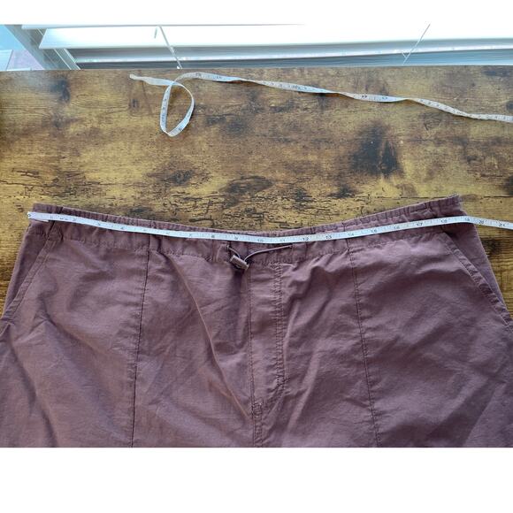 Aeropostale Womens Light Purple Parachute Drawl-string Wide Leg Pants - Picture 3 of 8